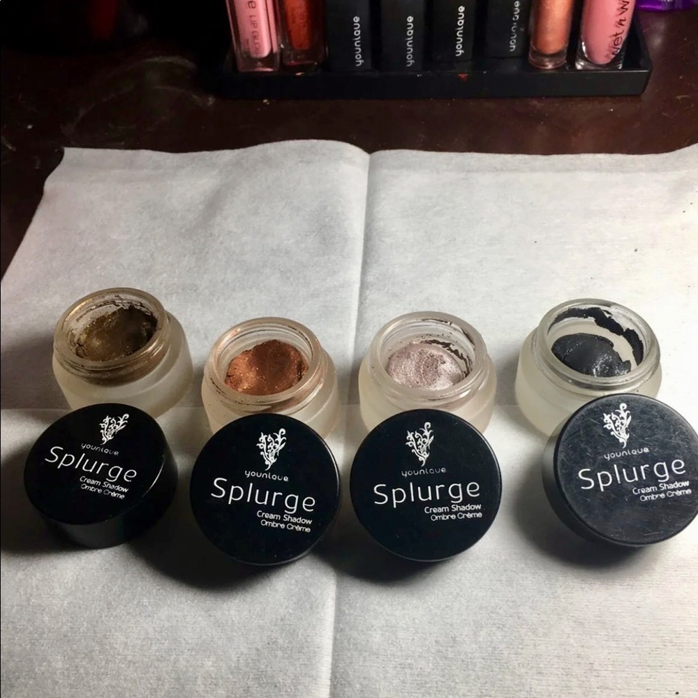 Younique splurge Cream shadow lot